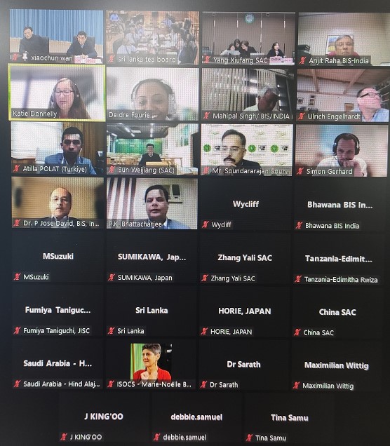 ISO/TC34/SC8国际标准化组织茶叶分技术委员会第28次会议线上召开